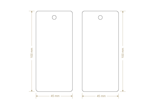 Popierinės etiketės Modelis HT-M112