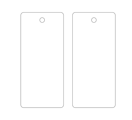 Popierinės etiketės Modelis HT-M117