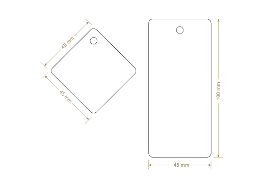 Popierinės etiketės Modelis HT-M94