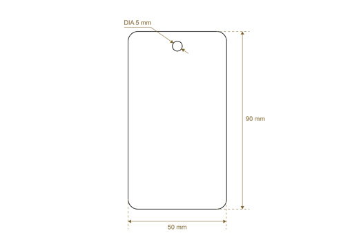 Popierinės etiketės Modelis HT-M98