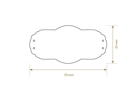 Dirbtinės odos etiketės Modelis EP-M105