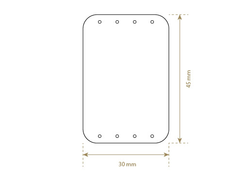 Dirbtinės odos etiketės Modelis EP-M106