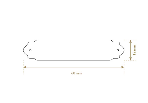 Dirbtinės odos etiketės Modelis EP-M116