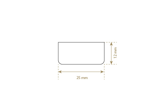 Dirbtinės odos etiketės Modelis EP-M124