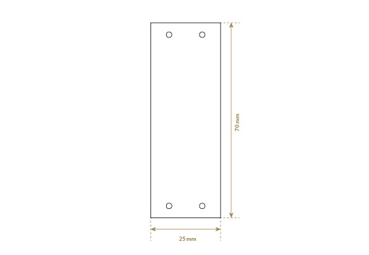 Natūralios odos etiketė Modelis EP-M19
