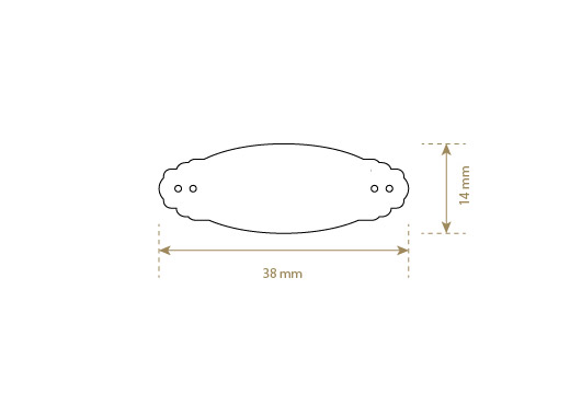 Natūralios odos etiketė Modelis EP-M2