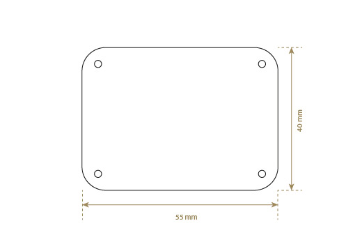Natūralios odos etiketė Modelis EP-M23