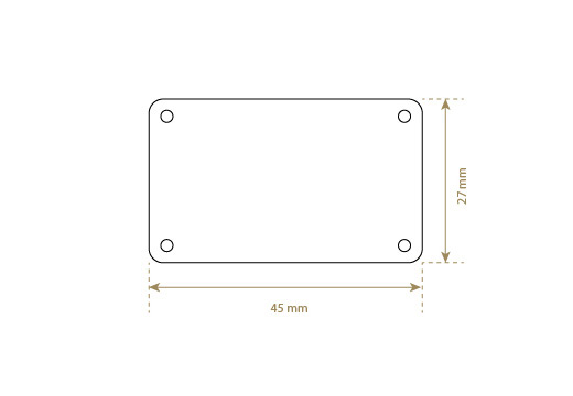 Natūralios odos etiketė Modelis EP-M32