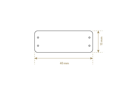 Natūralios odos etiketė Modelis EP-M4