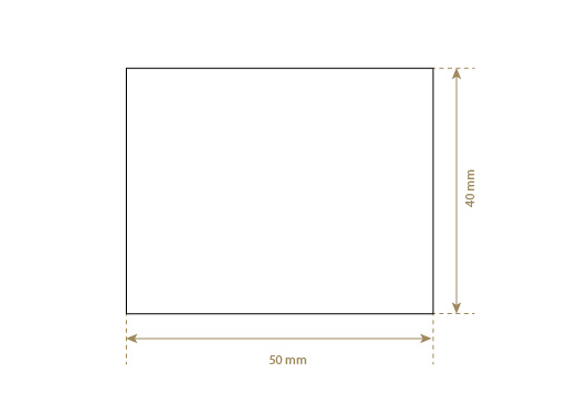 Natūralios odos etiketė Modelis EP-M50
