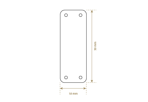 Natūralios odos etiketė Modelis EP-M59