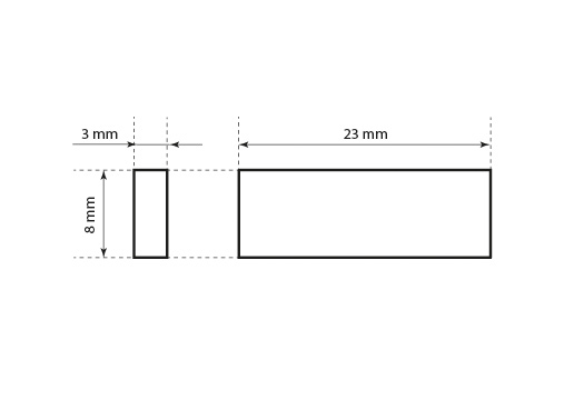 Etikečių laikiklis su plomba Modelis ST-M147