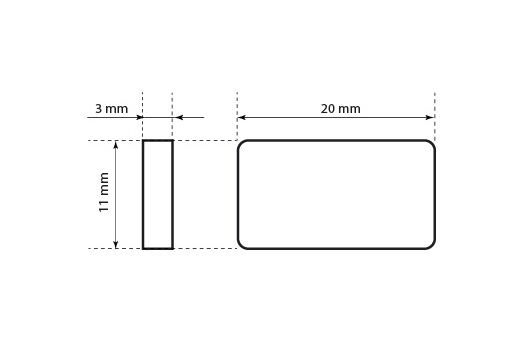 Etikečių laikiklis su plomba Modelis ST-M191